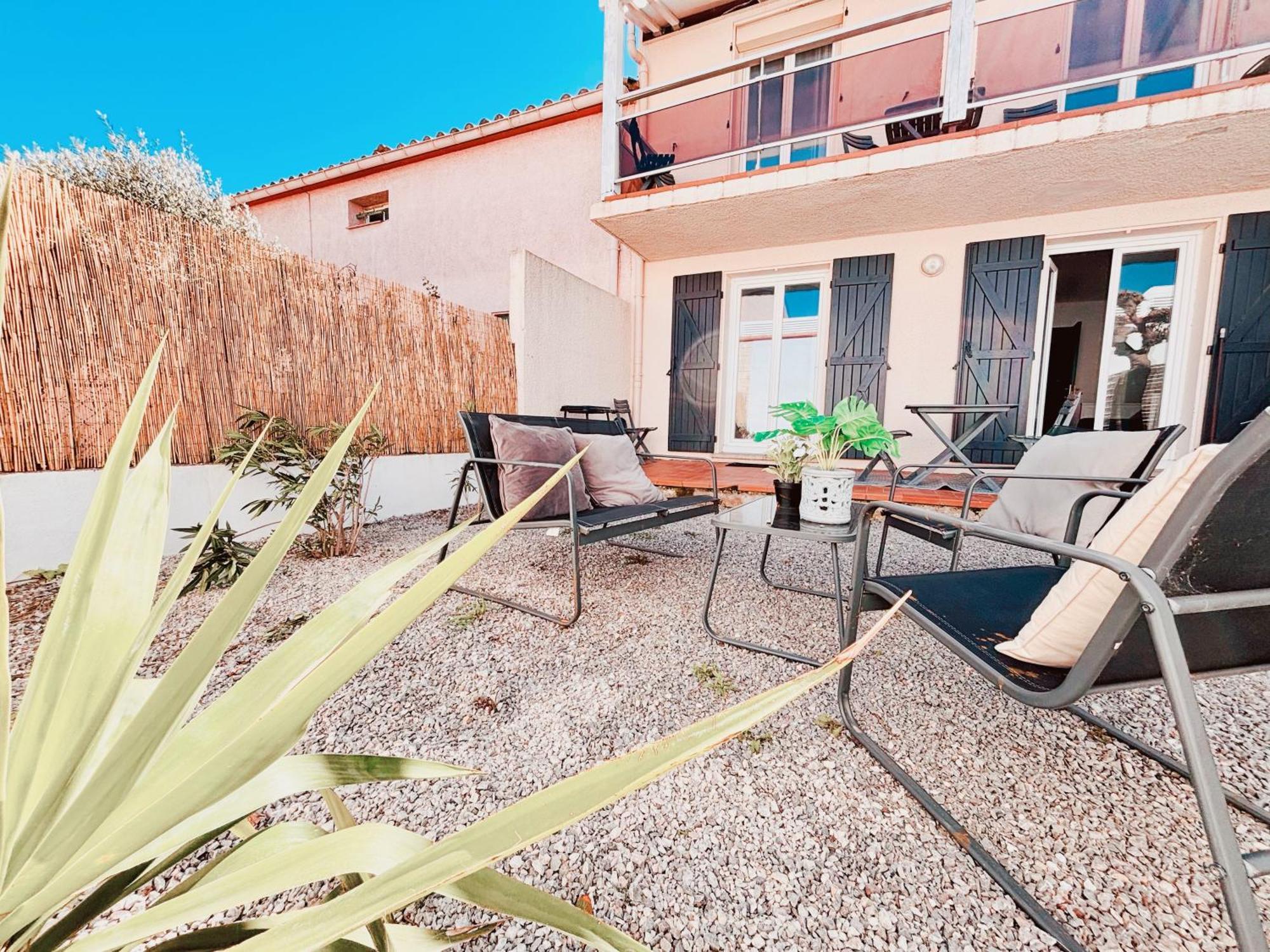 Appartement Avec Jardin Privatif A 300M De La Plage *2* Canet-en-Roussillon Eksteriør billede