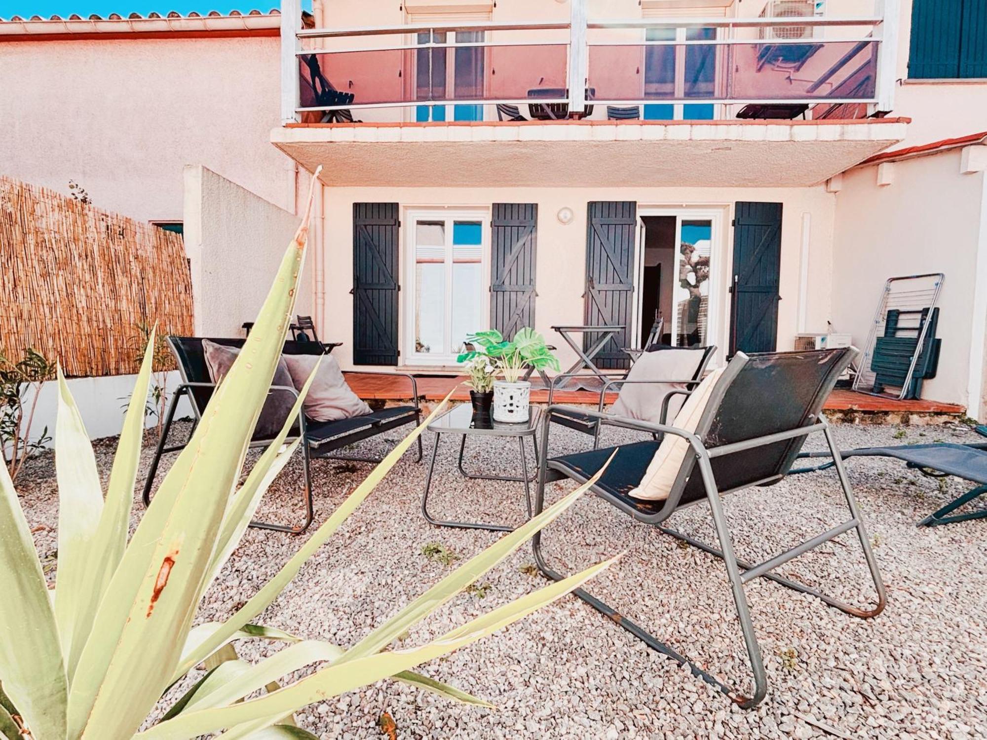 Appartement Avec Jardin Privatif A 300M De La Plage *2* Canet-en-Roussillon Eksteriør billede